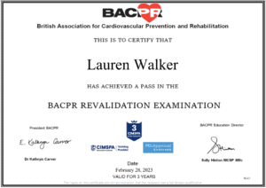 Bacpr revalidation certificate - 28 feb 23