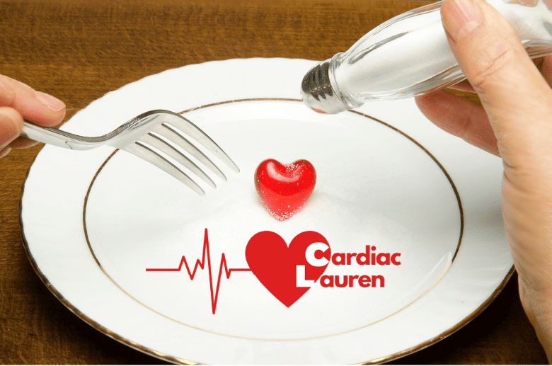 Sodium and your heart healthheart, salt plate - - cardiac lauren
