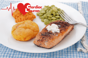 Salmon and sweet potato - cardiac lauren