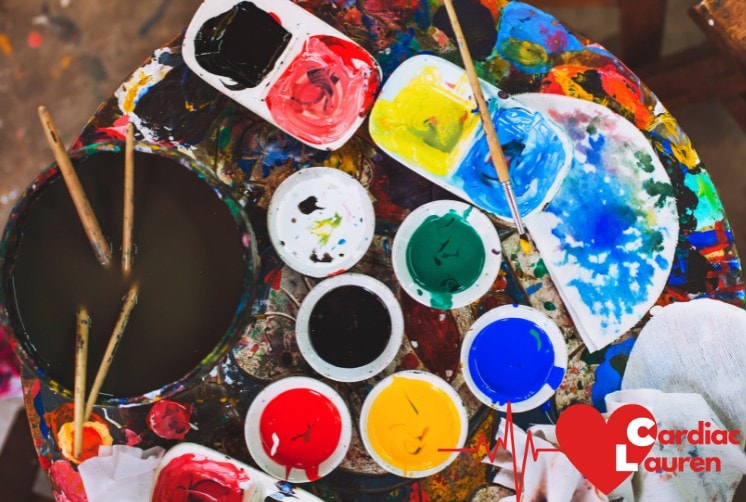How might my diagnosis affect my relationships? 11 Painting - Cardiac Lauren