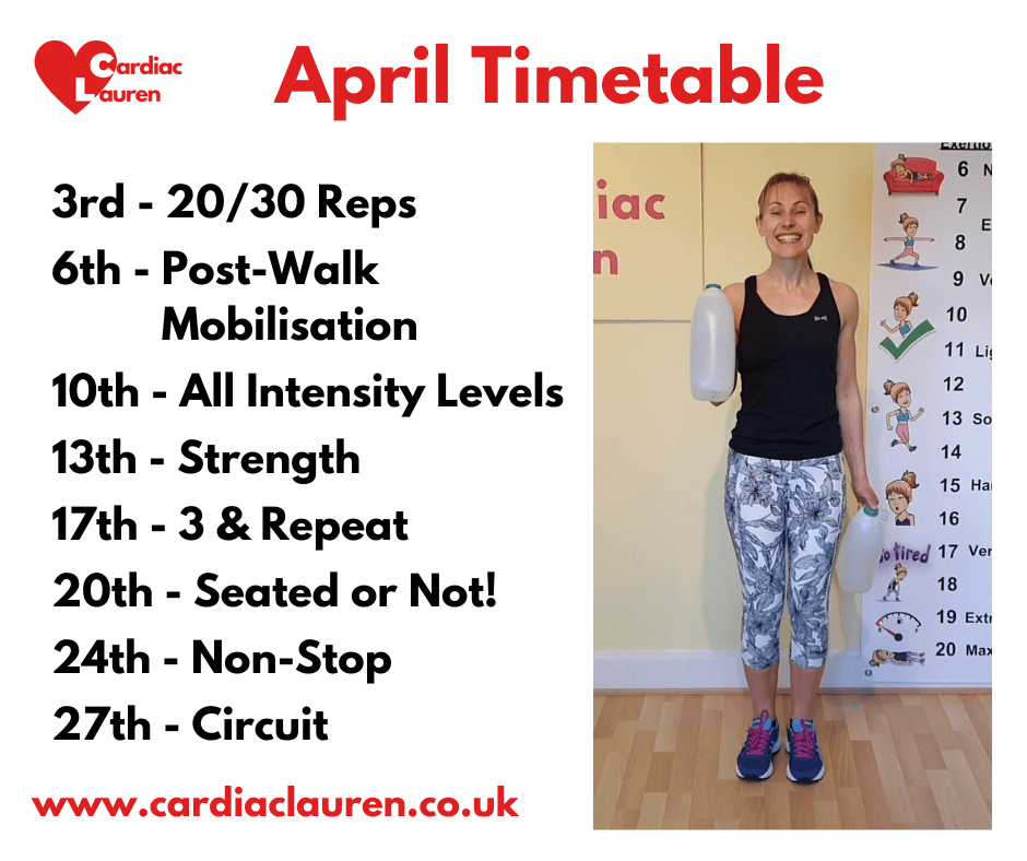 April 2024 timetable - cardiac lauren