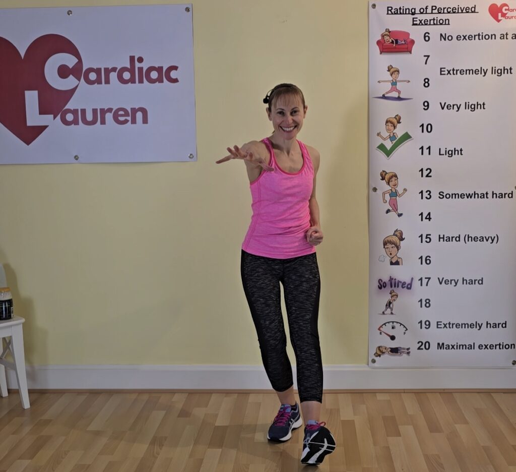 Cardiac lauren warm-up pic