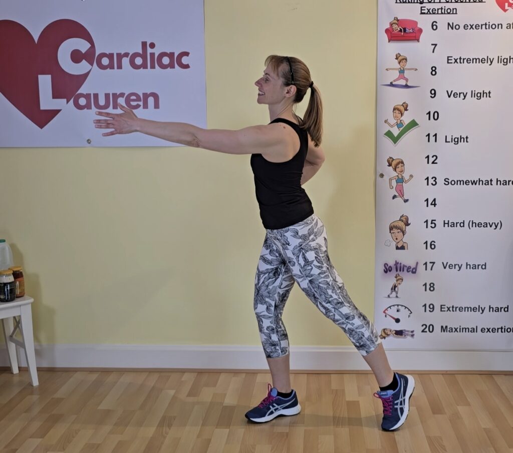 Cardiac rehab warm-up cardiac lauren stretching